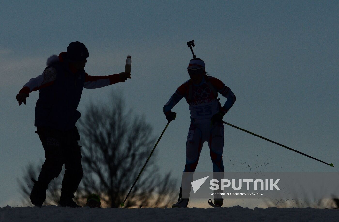 2014 Winter Olympics. Biathlon. Women. Individual race