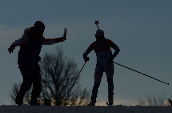 2014 Winter Olympics. Biathlon. Women. Individual race