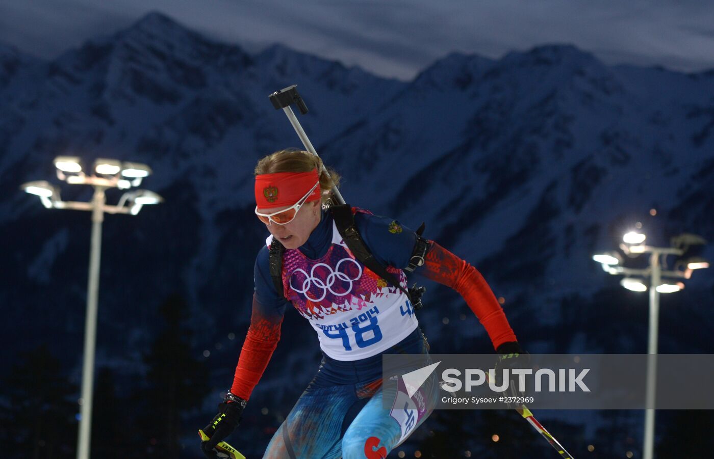 2014 Winter Olympics. Biathlon. Women. Individual race