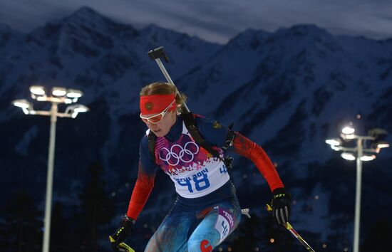 2014 Winter Olympics. Biathlon. Women. Individual race