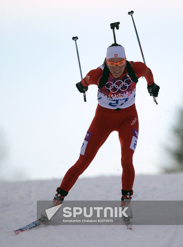 2014 Winter Olympics. Biathlon. Women. Individual race