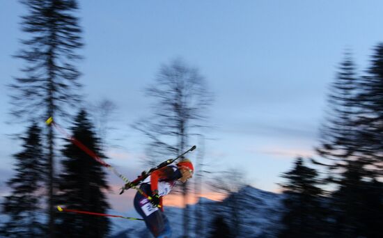 2014 Winter Olympics. Biathlon. Women. Individual race