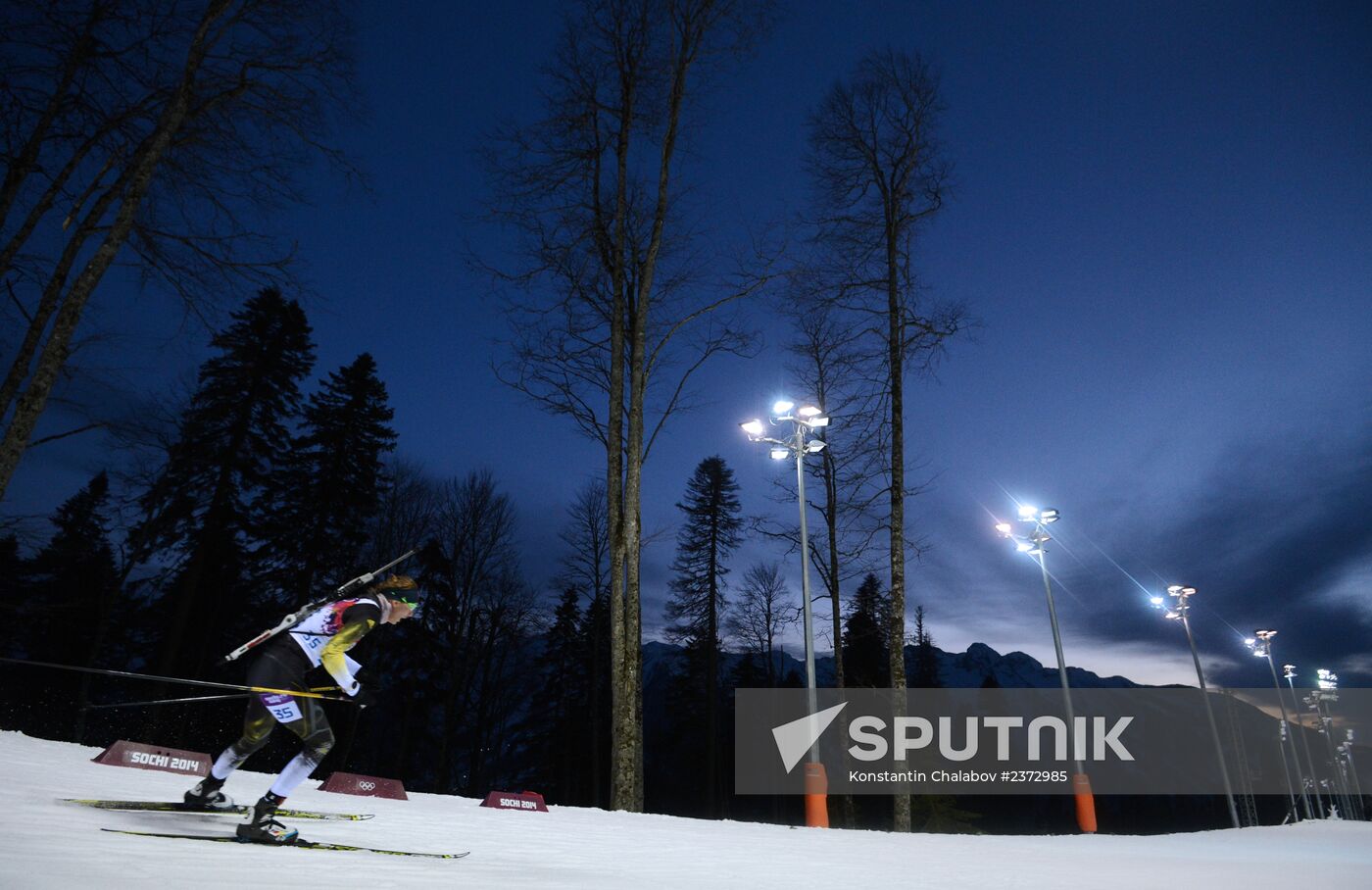 2014 Winter Olympics. Biathlon. Women. Individual race