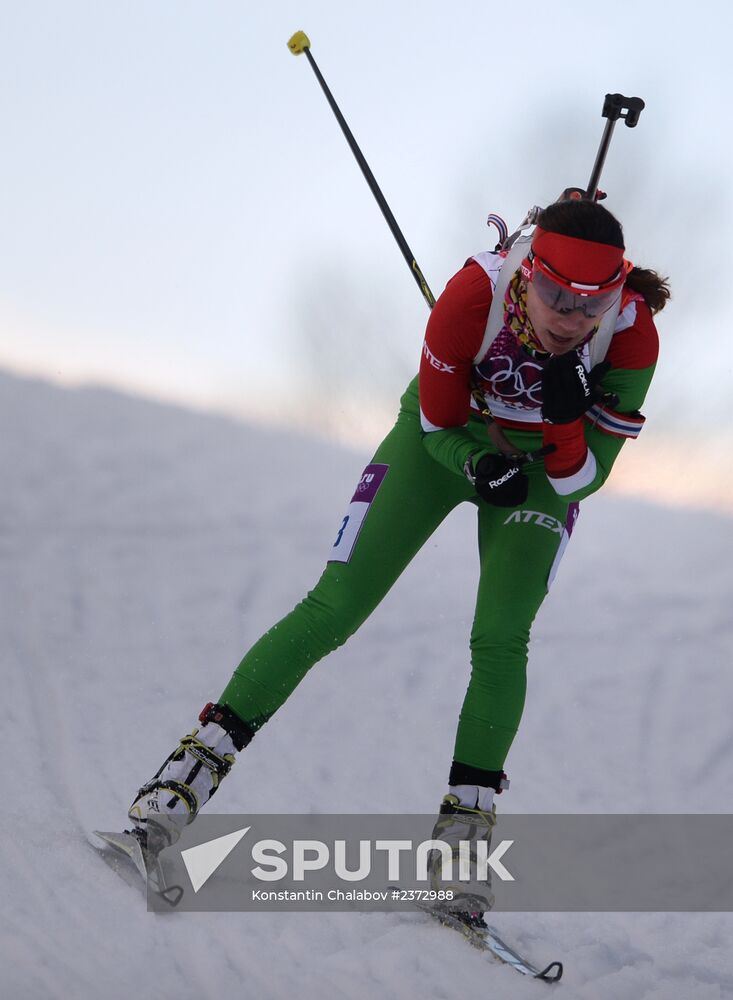 2014 Winter Olympics. Biathlon. Women. Individual race