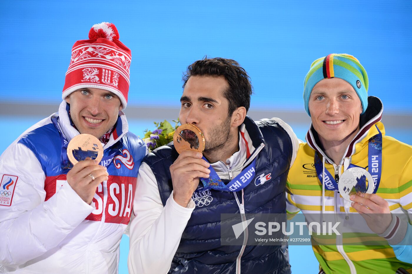 2014 Winter Olympics. Medal ceremony. Day Seven
