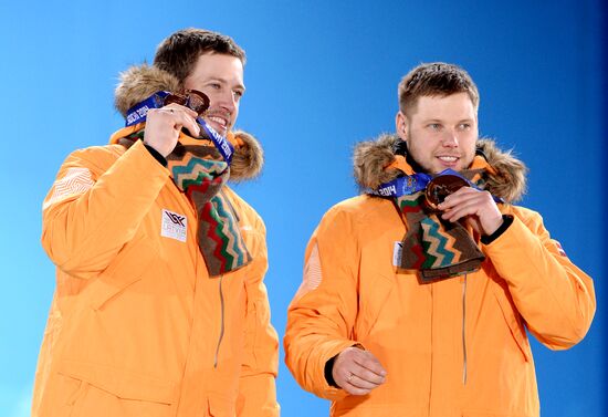 2014 Winter Olympics. Medal ceremony. Day Seven