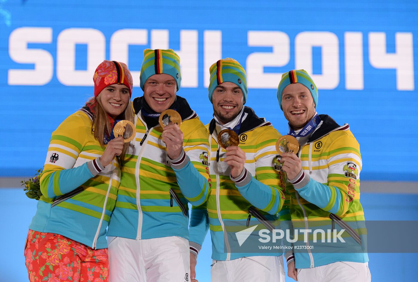 2014 Winter Olympics. Medal ceremony. Day Seven