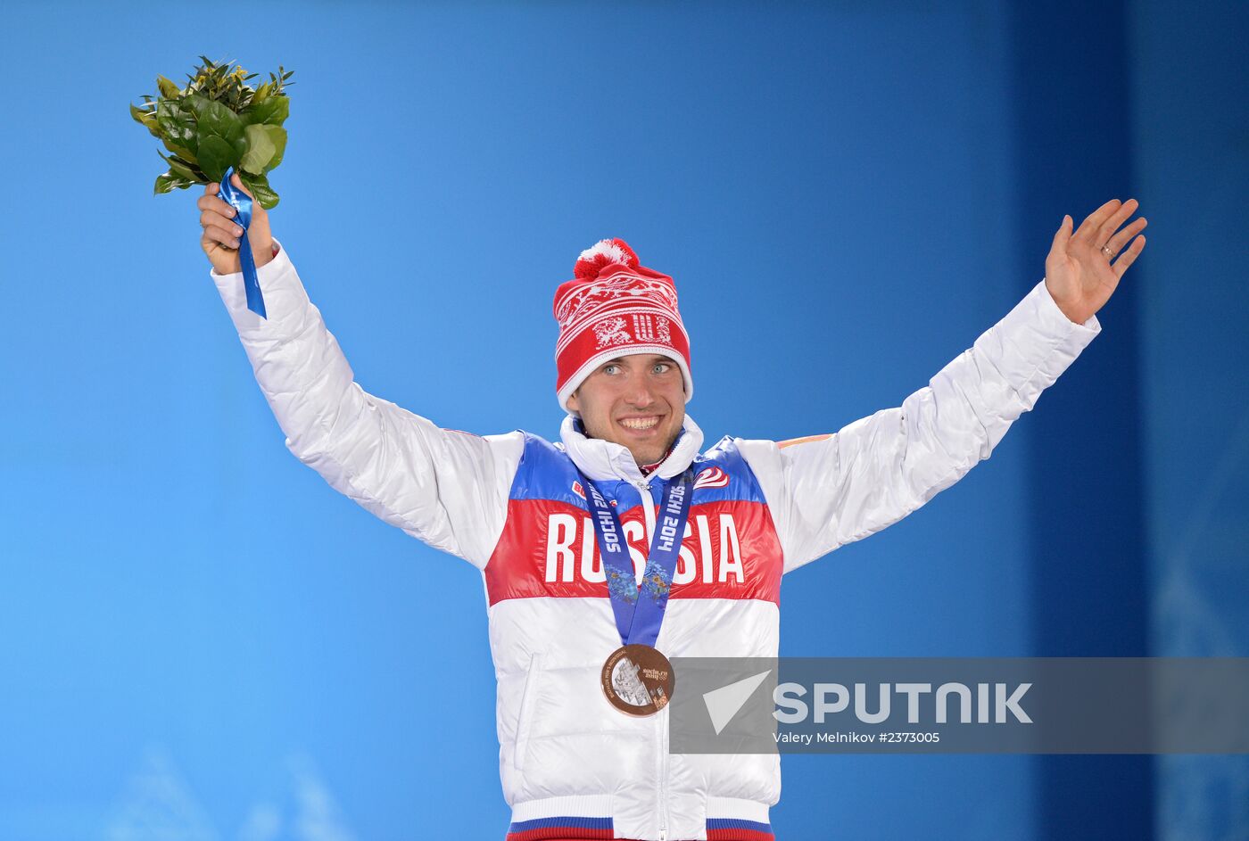 2014 Winter Olympics. Medal ceremony. Day Seven