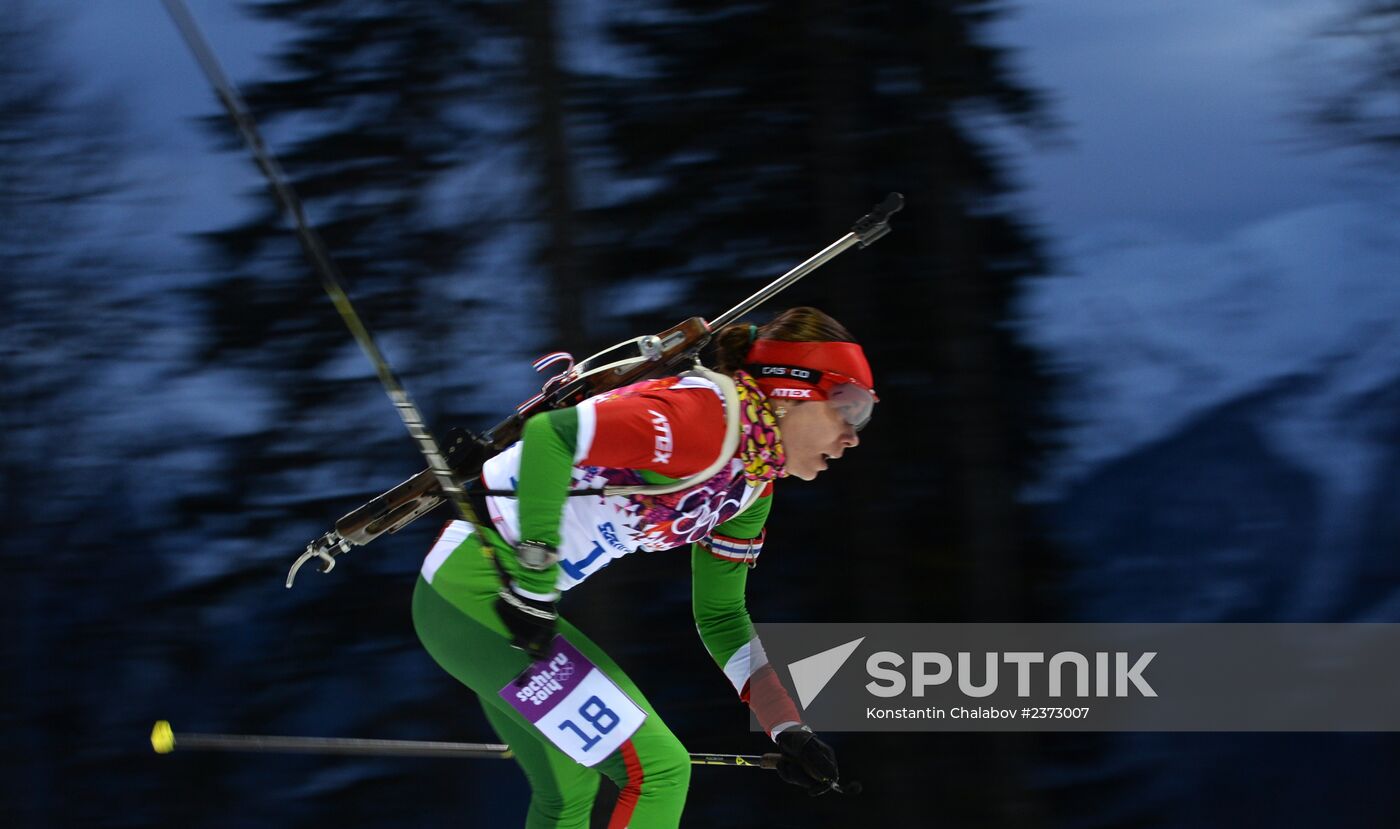 2014 Winter Olympics. Biathlon. Women. Individual race