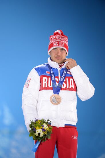 2014 Winter Olympics. Medal ceremony. Day Seven