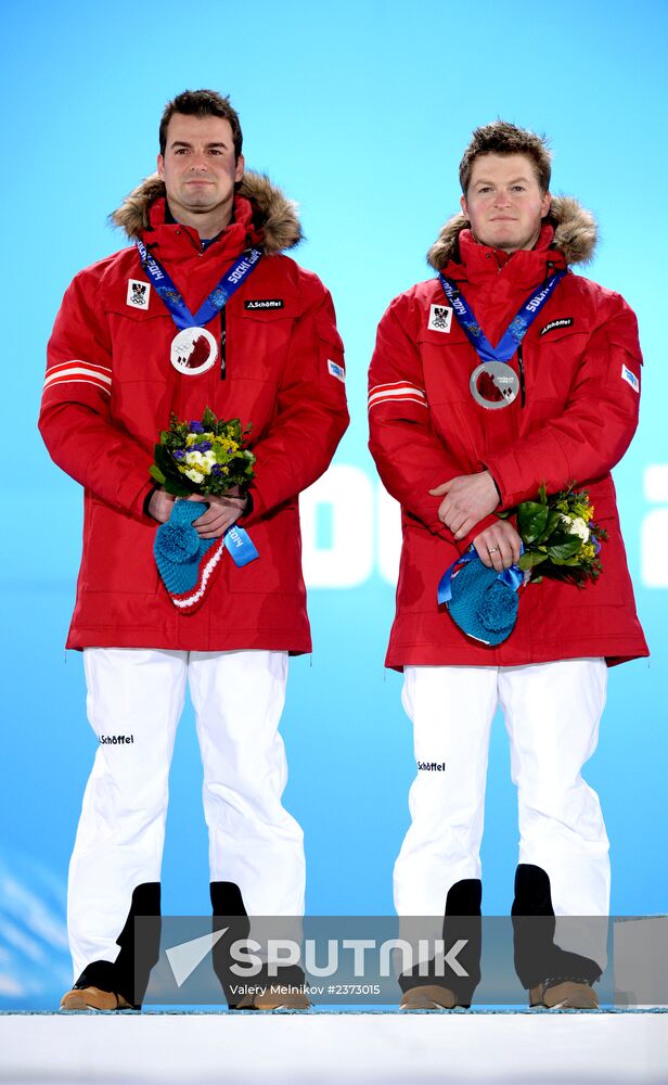 2014 Winter Olympics. Medal ceremony. Day Seven