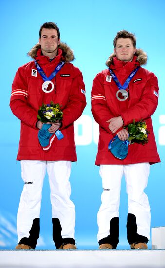 2014 Winter Olympics. Medal ceremony. Day Seven