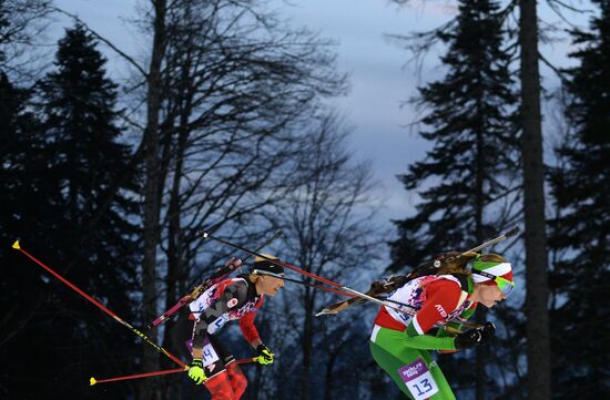 2014 Winter Olympics. Biathlon. Women. Individual race