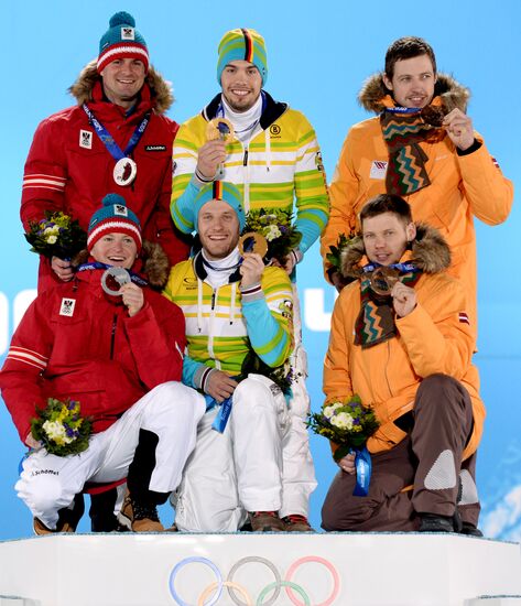 2014 Winter Olympics. Medal ceremony. Day Seven