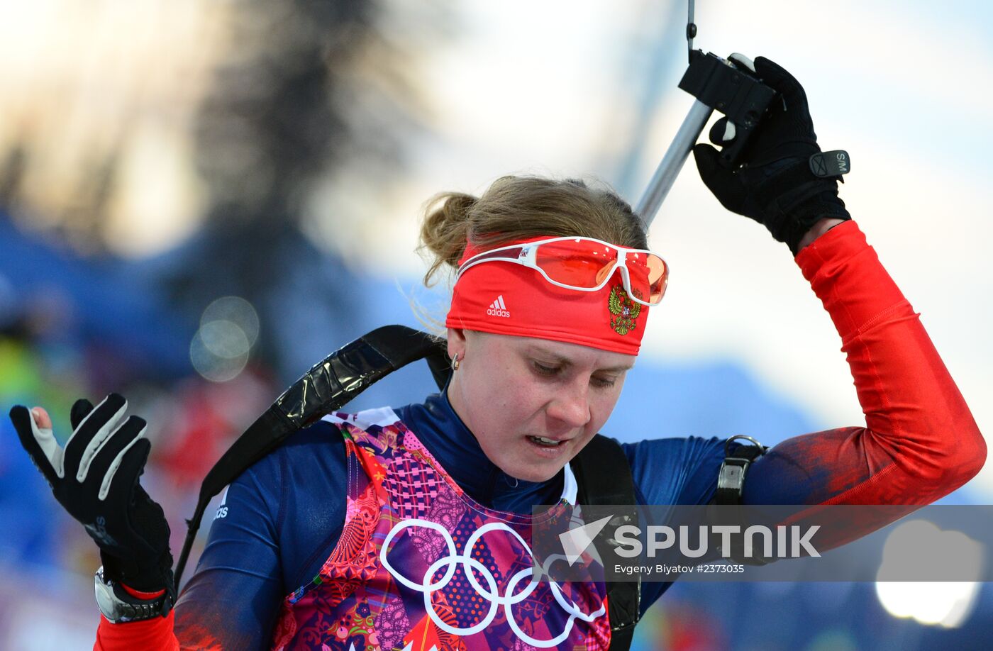 2014 Winter Olympics. Biathlon. Women. Individual race