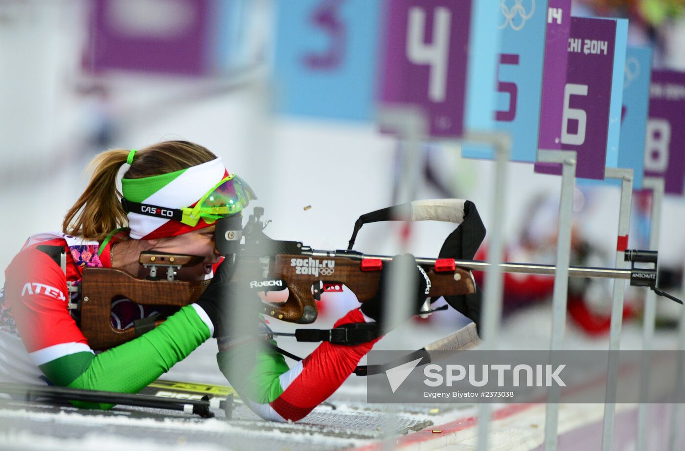 2014 Winter Olympics. Biathlon. Women. Individual race