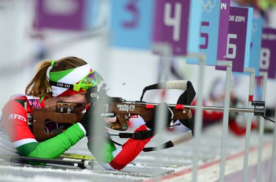 2014 Winter Olympics. Biathlon. Women. Individual race