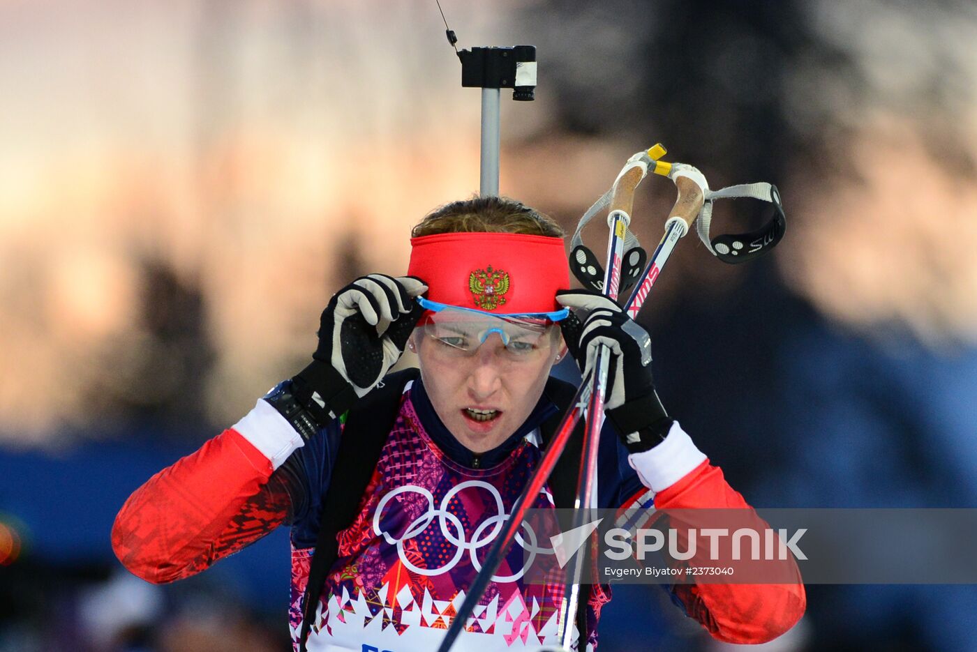 2014 Winter Olympics. Biathlon. Women. Individual race