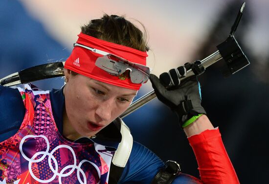 2014 Winter Olympics. Biathlon. Women. Individual race