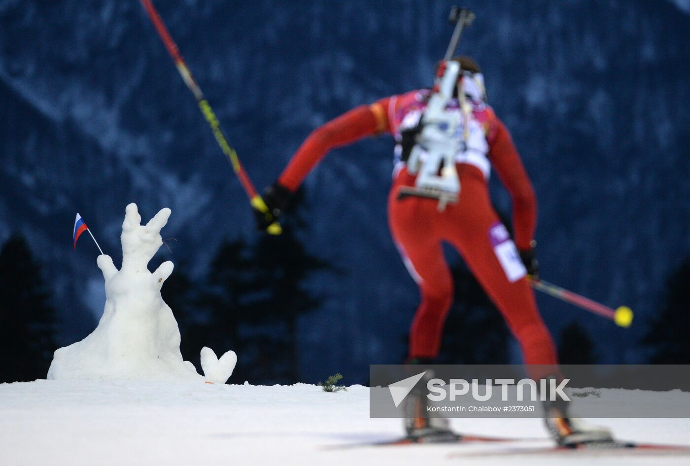 2014 Winter Olympics. Biathlon. Women. Individual race