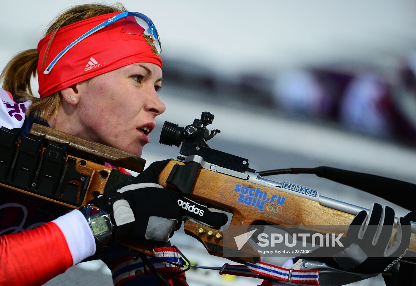 2014 Winter Olympics. Biathlon. Women. Individual race