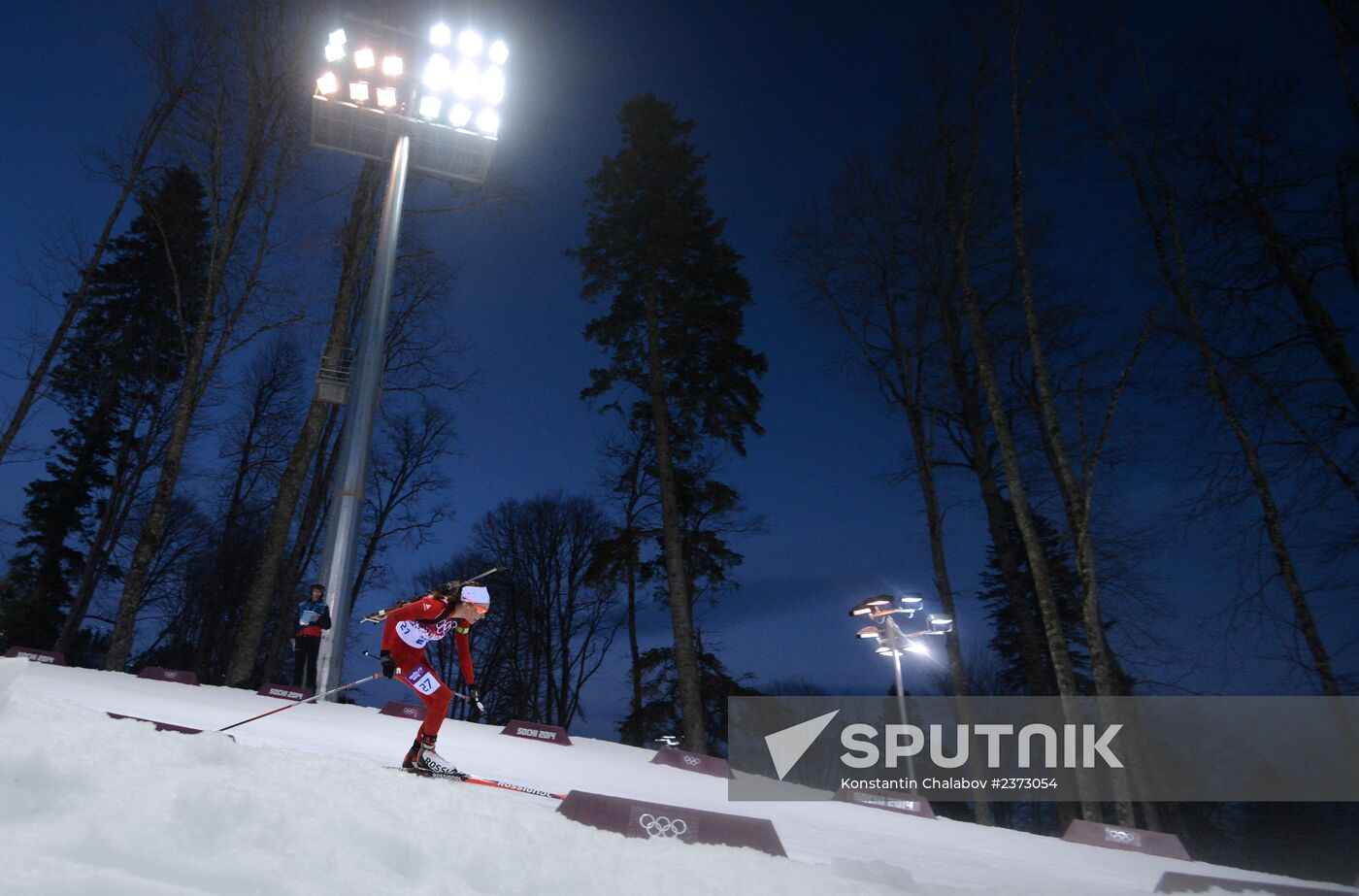 2014 Winter Olympics. Biathlon. Women. Individual race