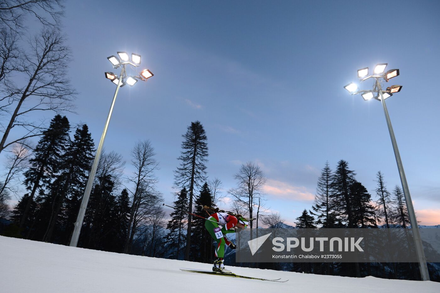 2014 Winter Olympics. Biathlon. Women. Individual race