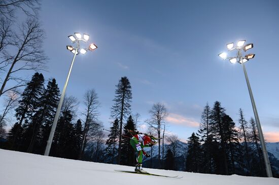2014 Winter Olympics. Biathlon. Women. Individual race