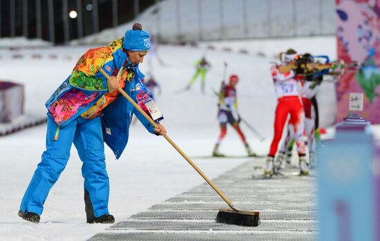 2014 Winter Olympics. Biathlon. Women. Individual race
