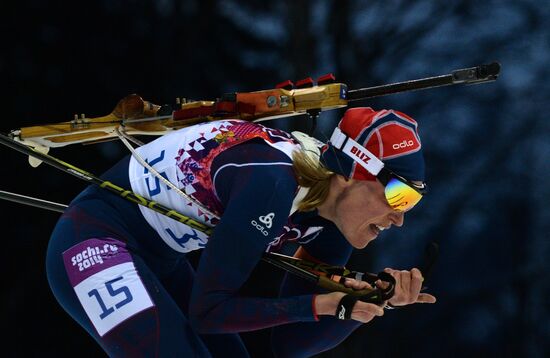 2014 Winter Olympics. Biathlon. Women. Individual race