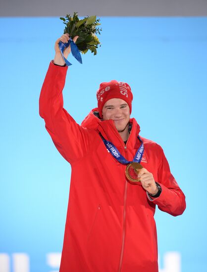 2014 Winter Olympics. Medal ceremony. Day Seven