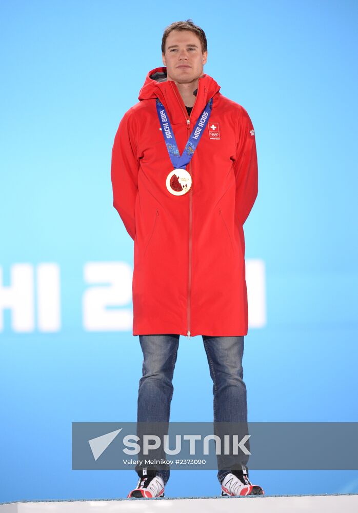 2014 Winter Olympics. Medal ceremony. Day Seven