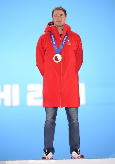 2014 Winter Olympics. Medal ceremony. Day Seven