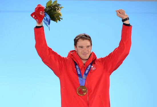 2014 Winter Olympics. Medal ceremony. Day Seven