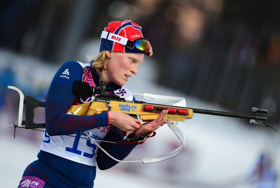 2014 Winter Olympics. Biathlon. Women. Individual race