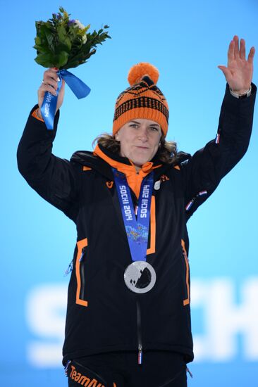 2014 Winter Olympics. Medal ceremony. Day Seven