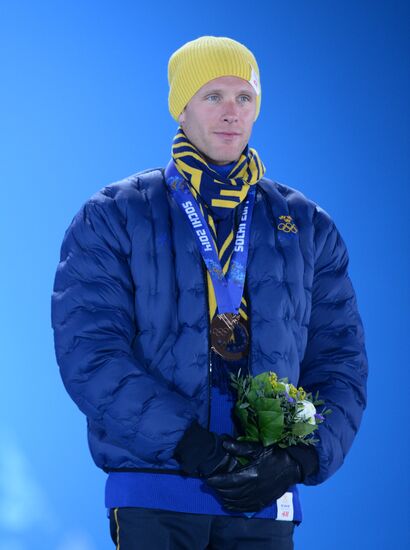 2014 Winter Olympics. Medal ceremony. Day Seven