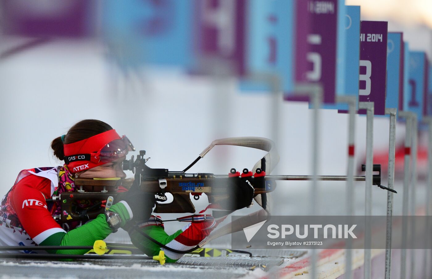 2014 Winter Olympics. Biathlon. Women. Individual race