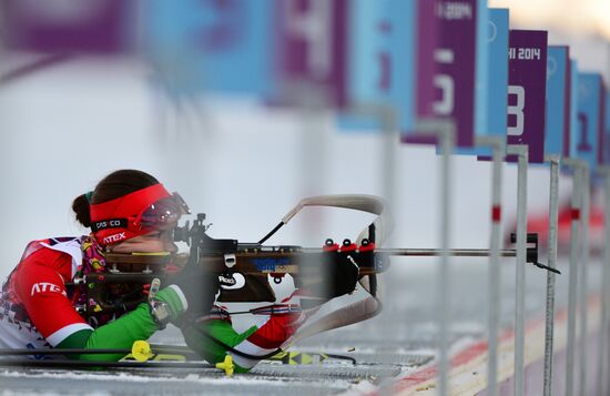 2014 Winter Olympics. Biathlon. Women. Individual race