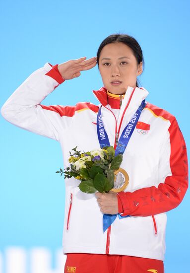 2014 Winter Olympics. Medal ceremony. Day Seven