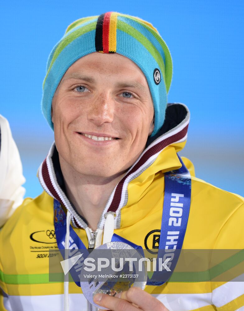 2014 Winter Olympics. Medal ceremony. Day Seven