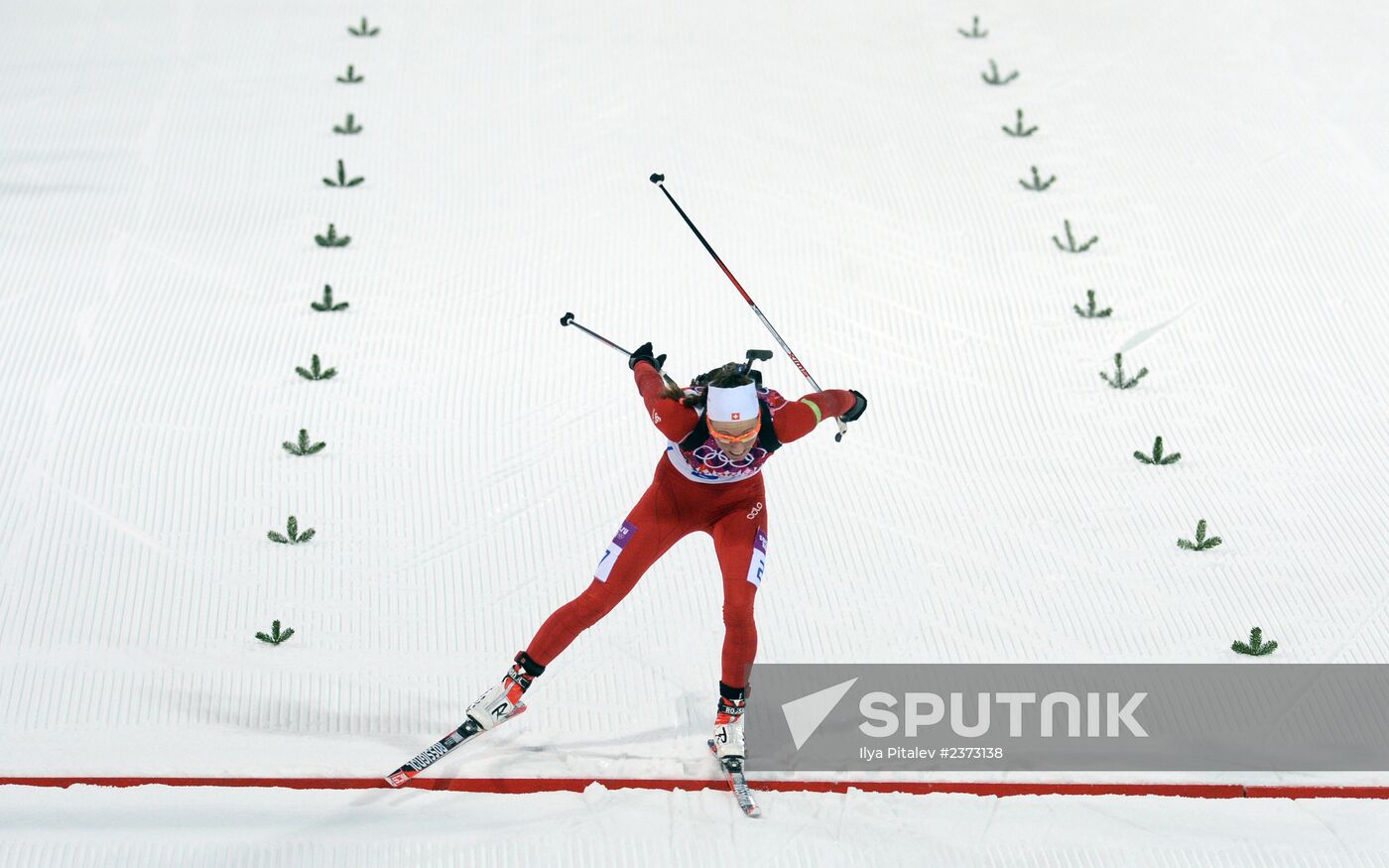 2014 Winter Olympics. Biathlon. Women. Individual race