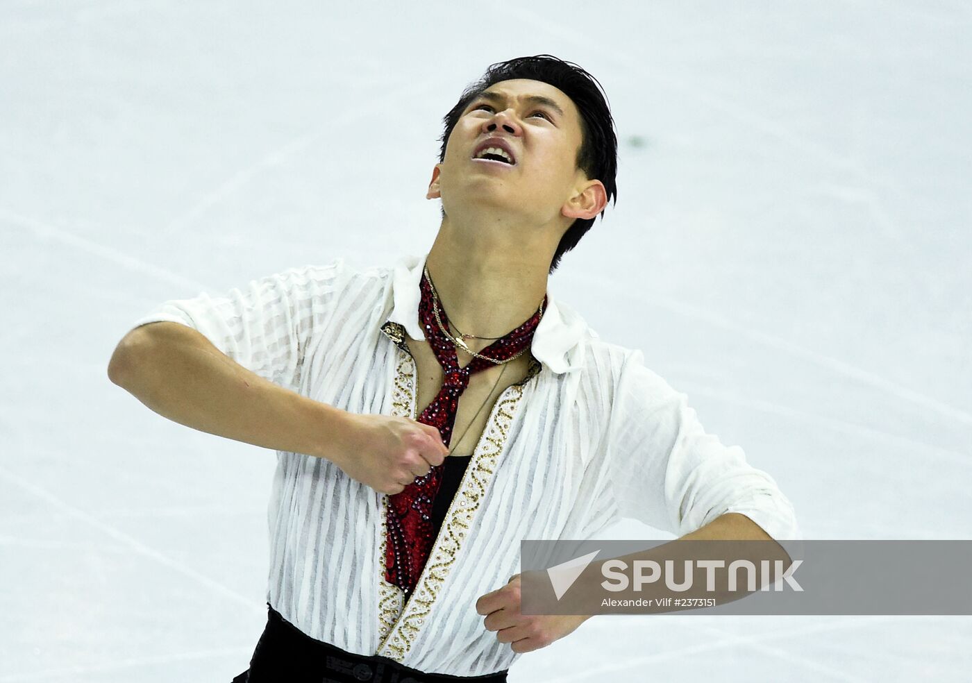 2014 Winter Olympics. Figure skating. Men's singles. Free skating