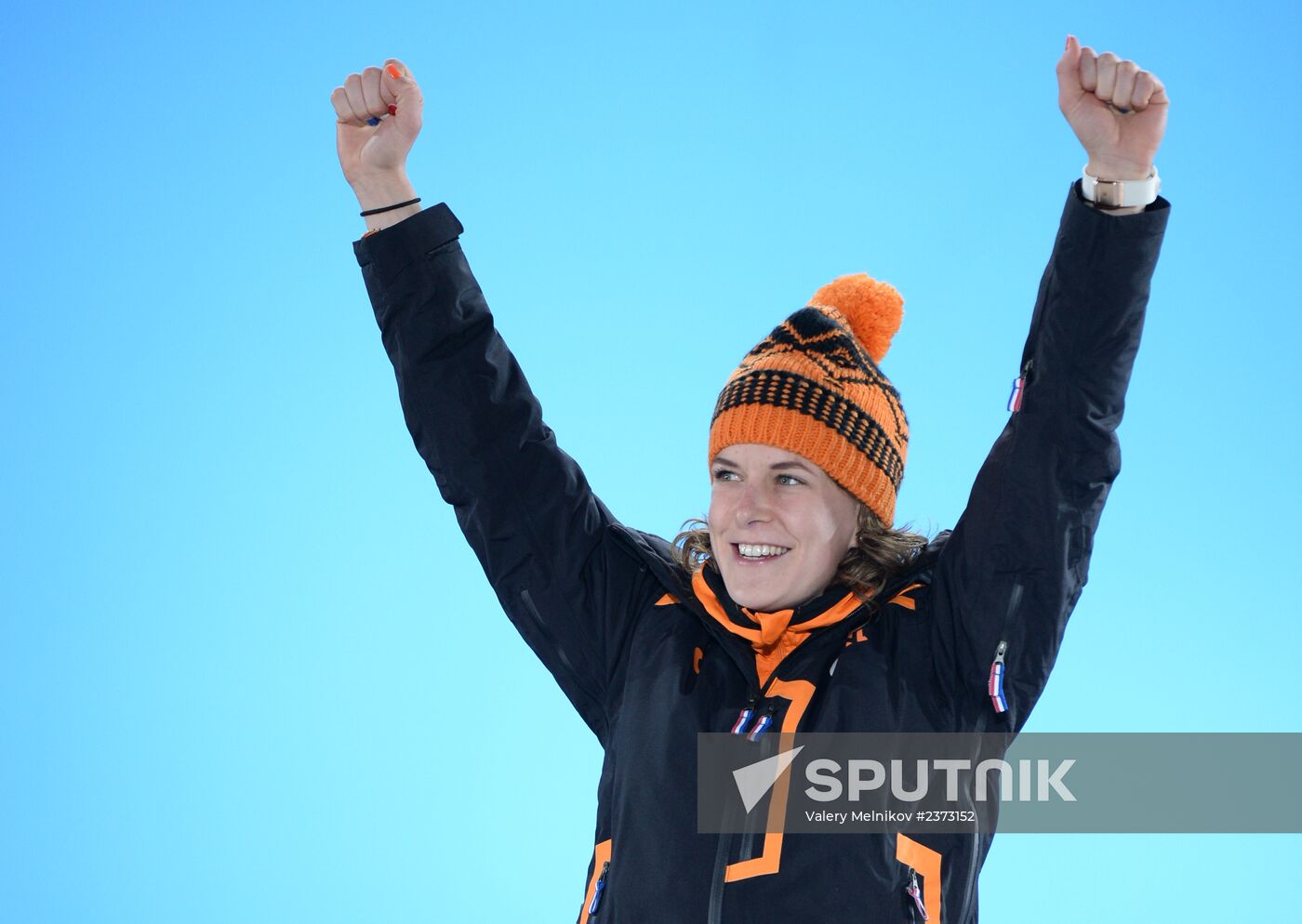 2014 Winter Olympics. Medal ceremony. Day Seven