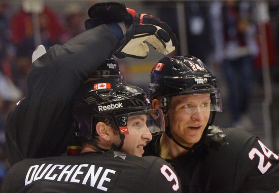 2014 Winter Olympics. Ice hockey. Men. Canada vs. Austria
