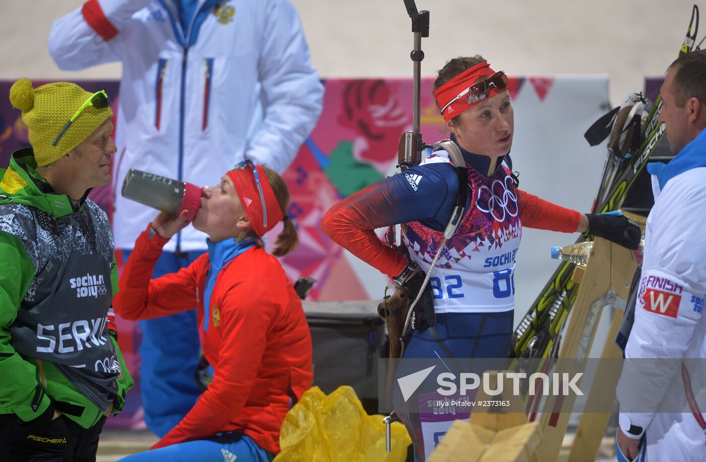 2014 Winter Olympics. Biathlon. Women. Individual race