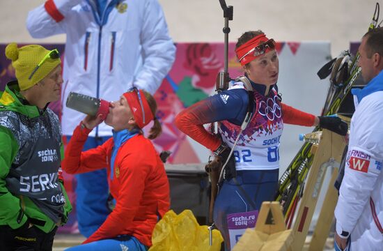 2014 Winter Olympics. Biathlon. Women. Individual race