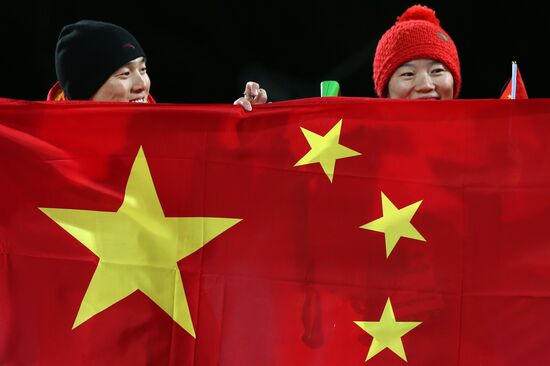 2104 Winter Olympics. Freestyle skiing. Women. Aerials