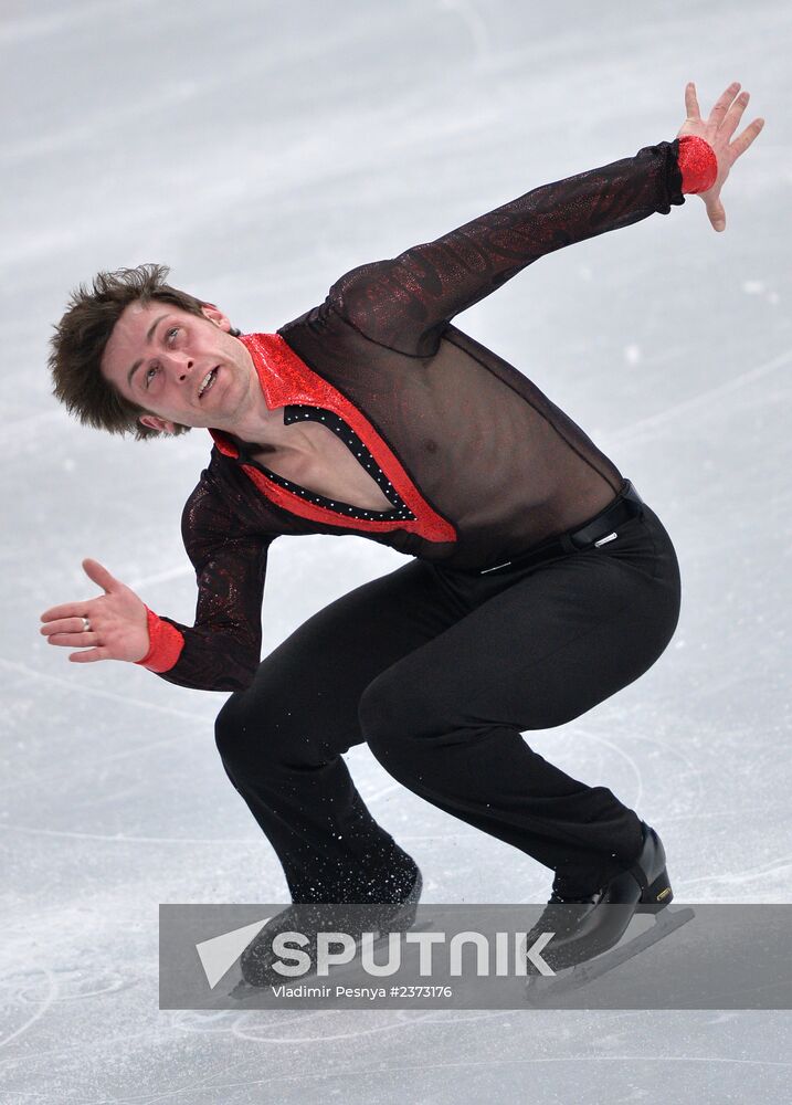 2014 Winter Olympics. Figure skating. Men's singles. Free skating