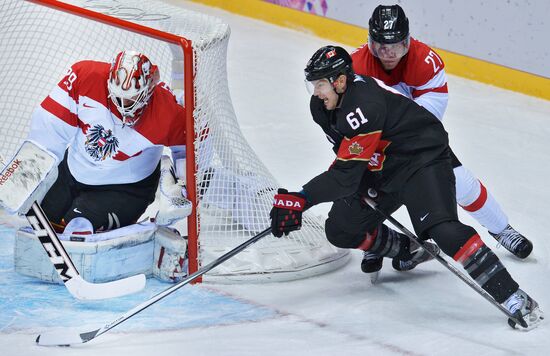 2014 Winter Olympics. Ice hockey. Men. Canada vs. Austria